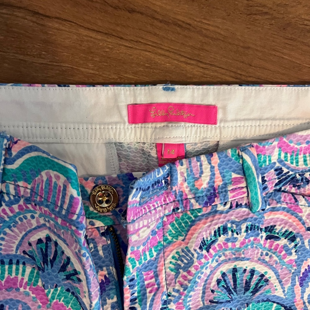 Lilly Pulitzer scalloped shorts